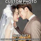 Фото на заказ! Алмазная вышивка 5D сделай сам с квадратнымикруглыми стразами, персональная вышивка крестиком на заказ, мозаика 3D, Декор, Христа GT