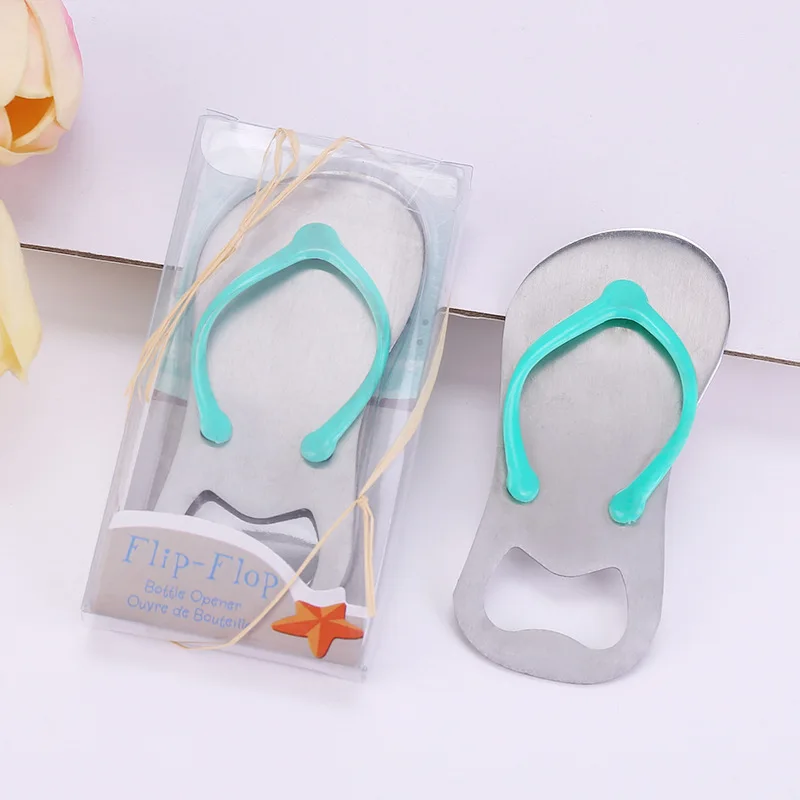 Metal Corkscrew Nordic Blue Pink Alloy Flip Flop Beer Bottle