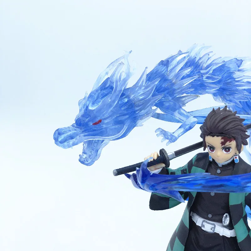 Аниме Demon Slayer Kimetsu no Yaiban Kamado Tanjirou Дракон изменений со светодиодами DIY Фигурки