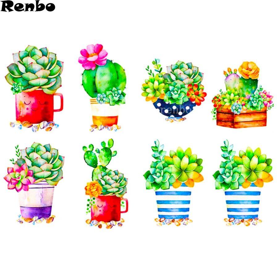 Продажа алмазной вышивки кактуса 5D алмазная картина полностью квадратная