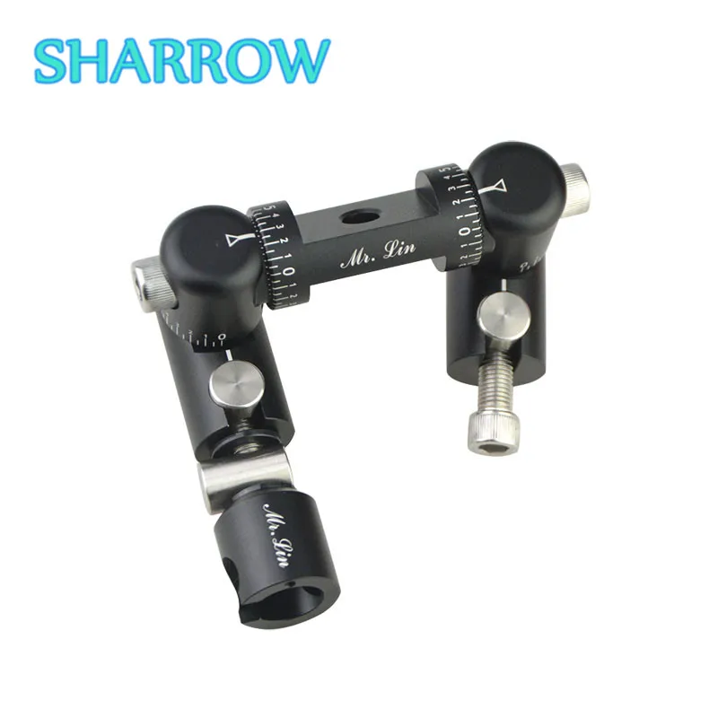 

1pc Archery Stabilizer Double Side V Bar Adjustable Quick Disconnect Bow Rod Mount For Bow Outdoor Shooting Training Accessories