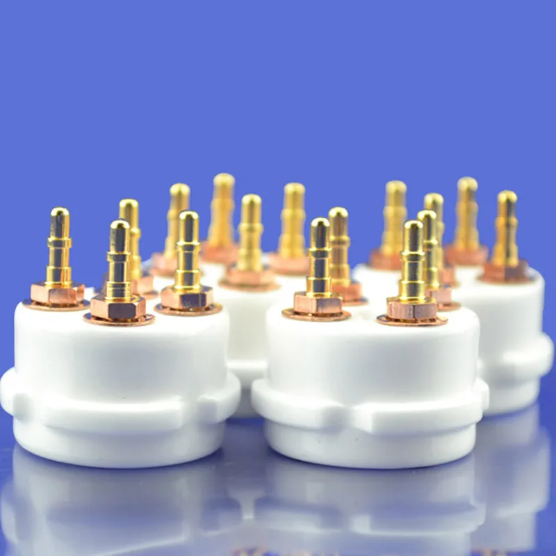 10Pcs Ceramic 4pins Tube Socket Fit for 300B/ 2A3 | Электроника