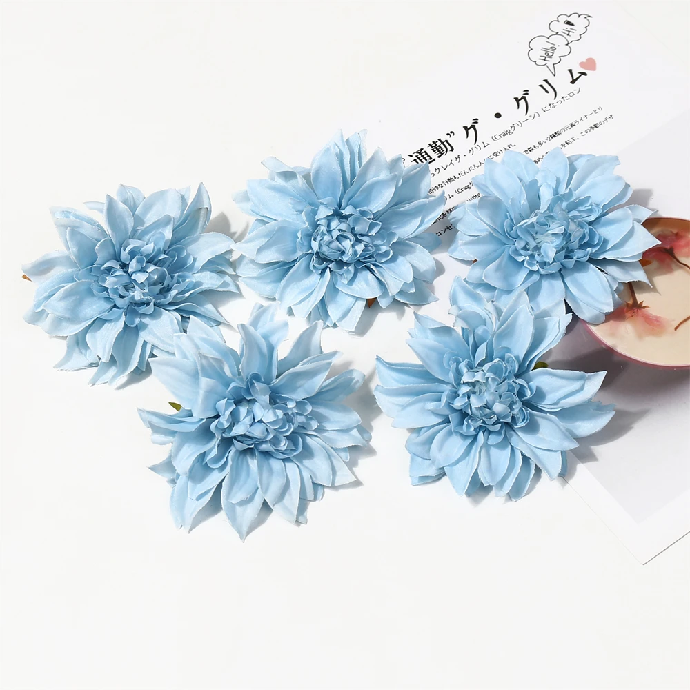 

Искусственные цветы из шелка, белые, 10 шт.