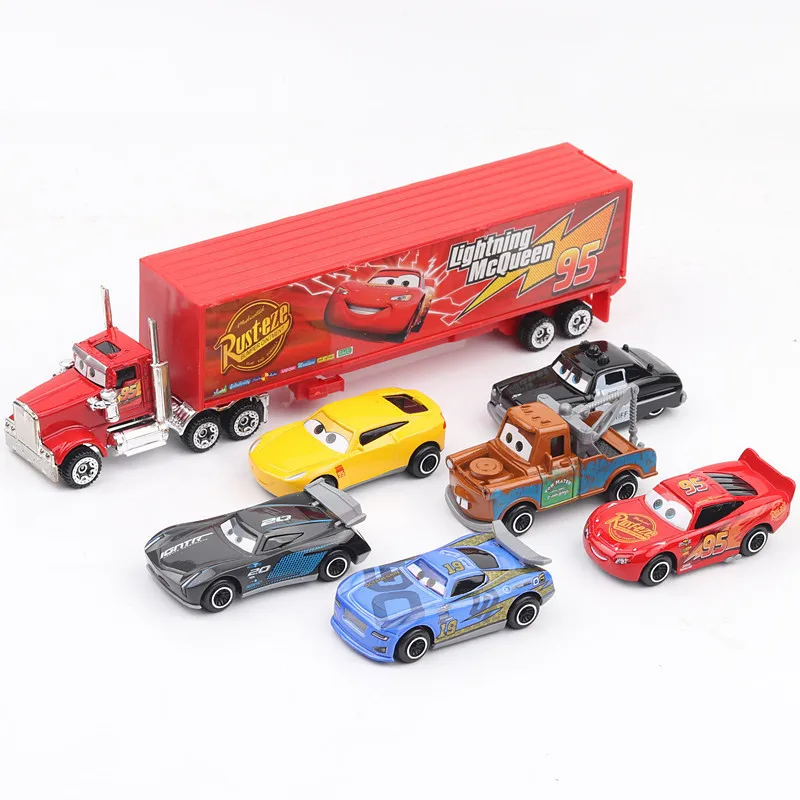Disney с героями комиксов Марвел Pixar машина 3 Lightning McQueen Джексон Storm Мак дядя грузовик