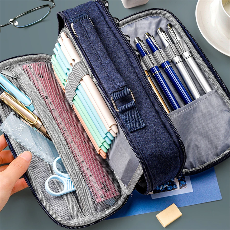 Чехол для карандашей s японские канцелярские товары большой футляр ручек и чехол