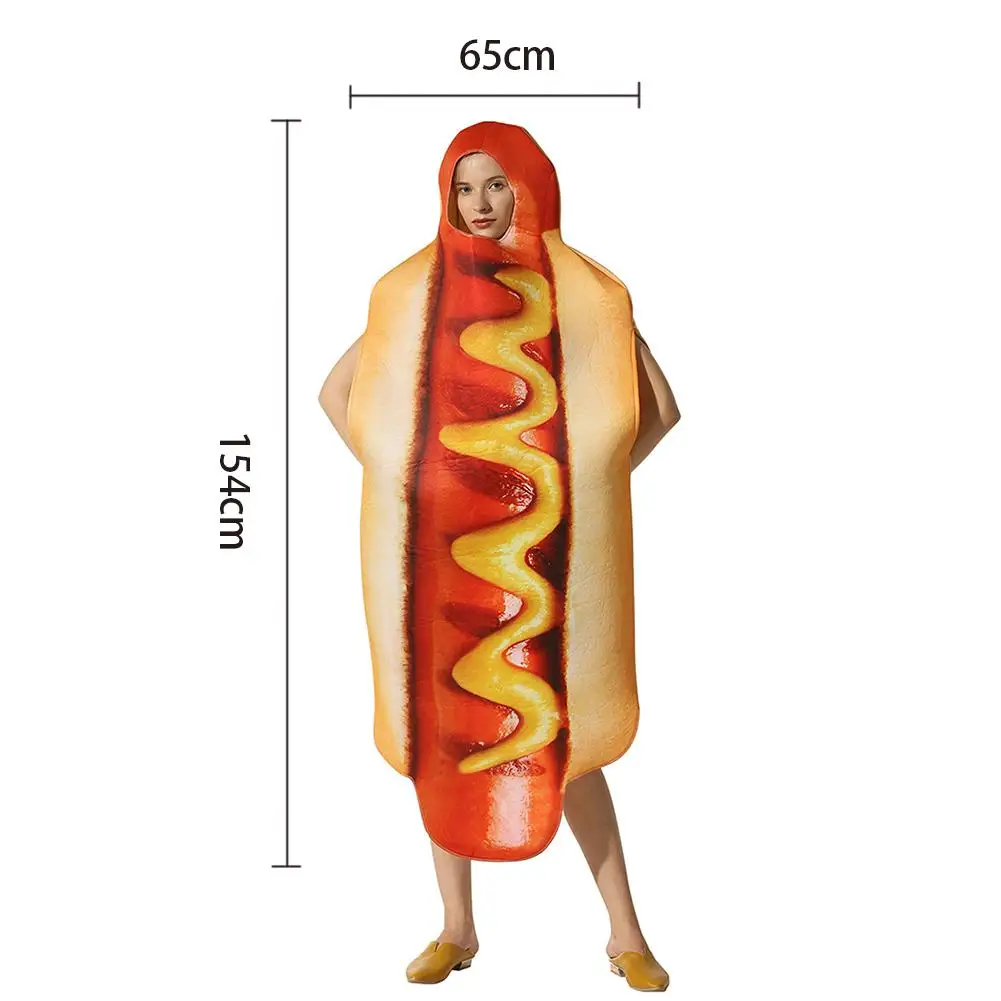 

2019 Hot Dog Siamese Costume European And American Explosion Festival Event Costume Adult Props For Halloween Christmas