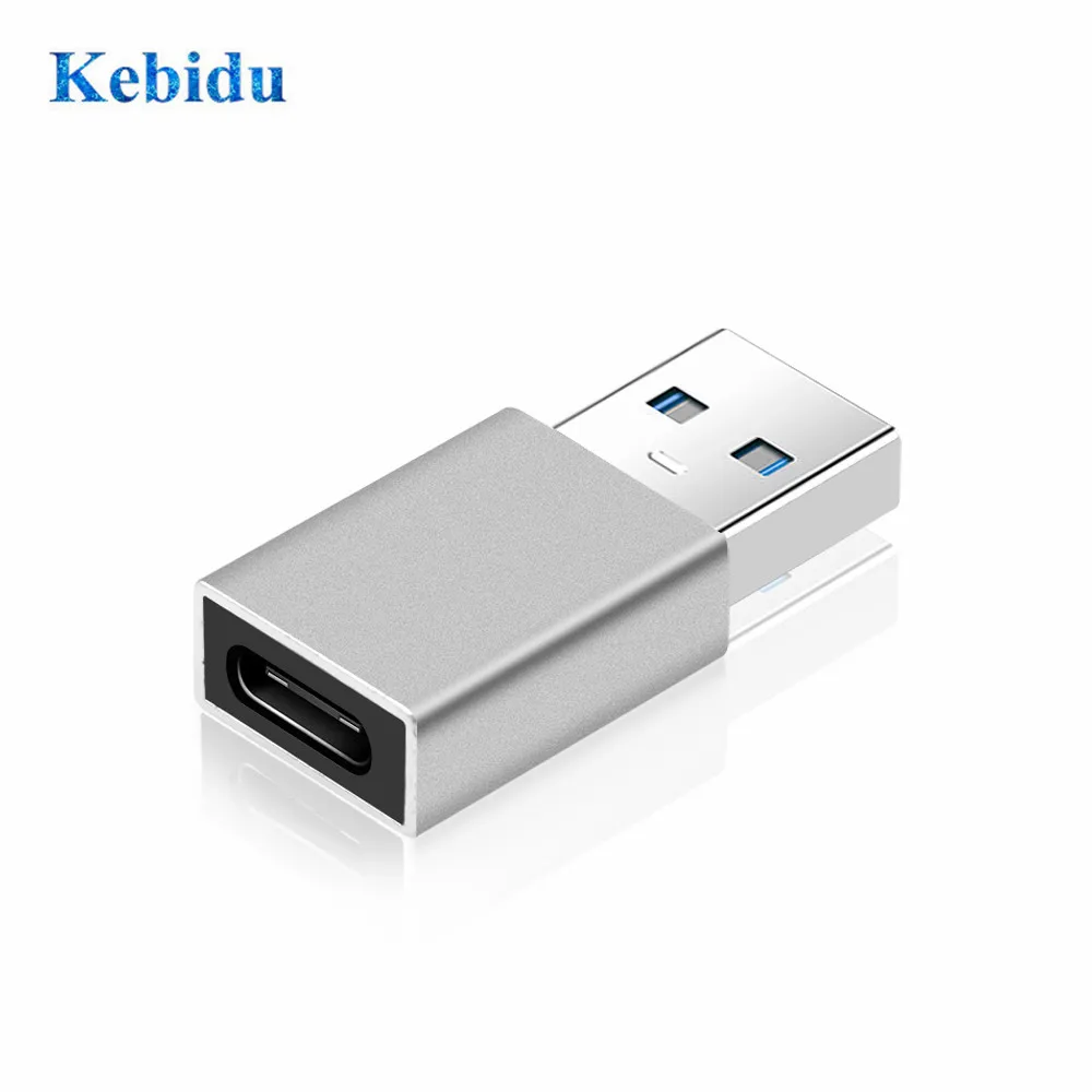 KEBIDU USB C конвертер штекер на Тип гнездо OTG адаптер для Xiaomi Nexus 5x6p Oneplus 3 2 Macbook USB3.0