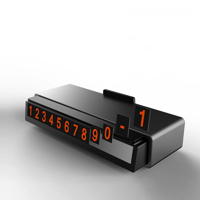 Автомобильный стиль элегантная Временная парковочная карта номер телефона