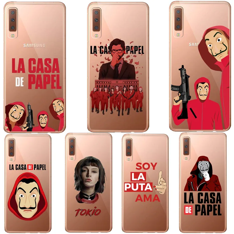 Испания ТВ La Casa de papel деньги Heist дом бумага чехол для телефона Samsung Galaxy A51 A70 A71 A50 A30 A10