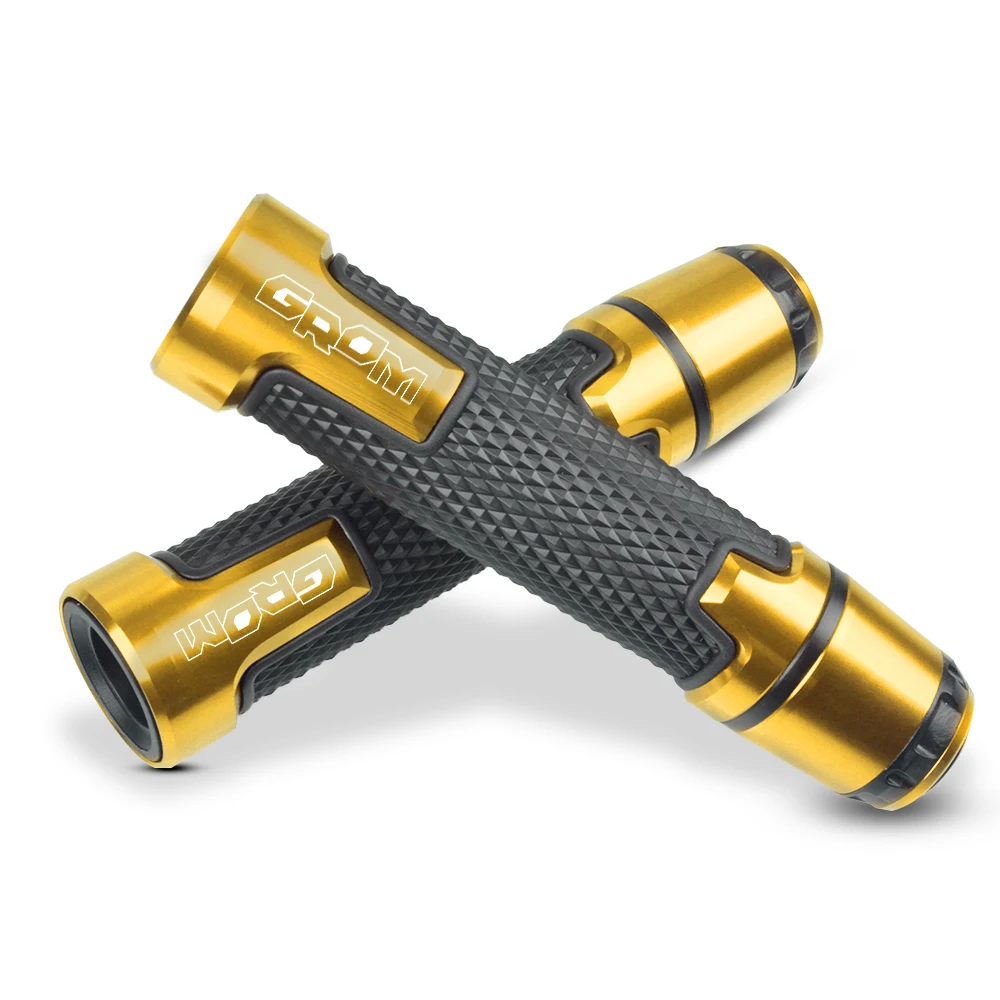 For Honda 2013 2014 2015 2016 2017 2018 2019 GROM LOGO Motorcycle 7/8"22mm Aluminum Anti-Slip Handle Bar Handlebar Hand Grips |
