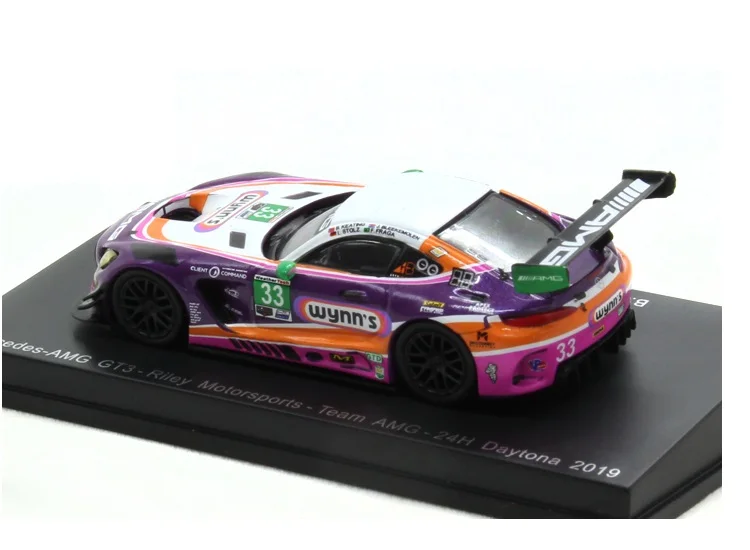 Spark 1:64 AMG GT3 No.33 24H Daytona 2019 Diecast Model Car | Игрушки и хобби