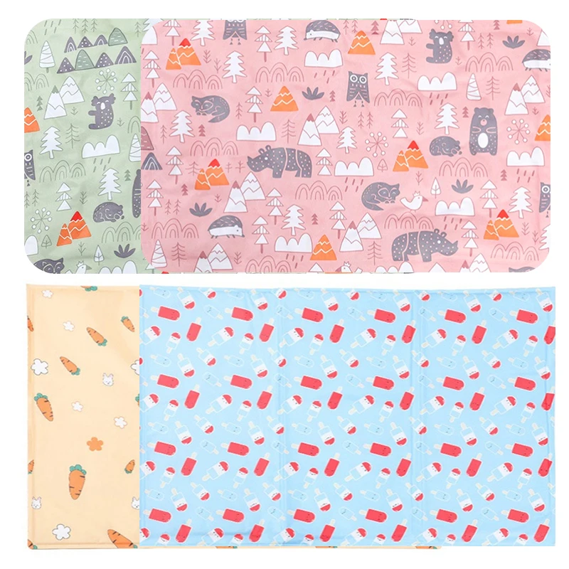 

Pet Dog Ice Pads Cooling Mat Summer Cool Gel Pad Play Cooling Pet Bed for For Dog Cat Blanket Pet Breathable Kennel Indoor Seat