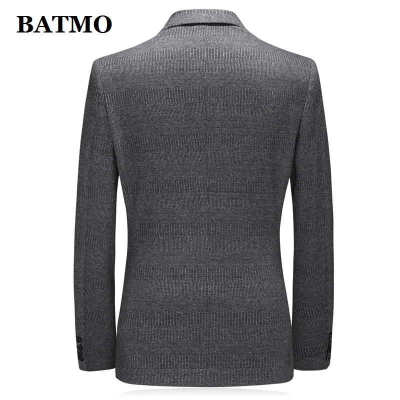BATMO 2020 Новое поступление весенний Повседневный серый мужской блейзер мужские