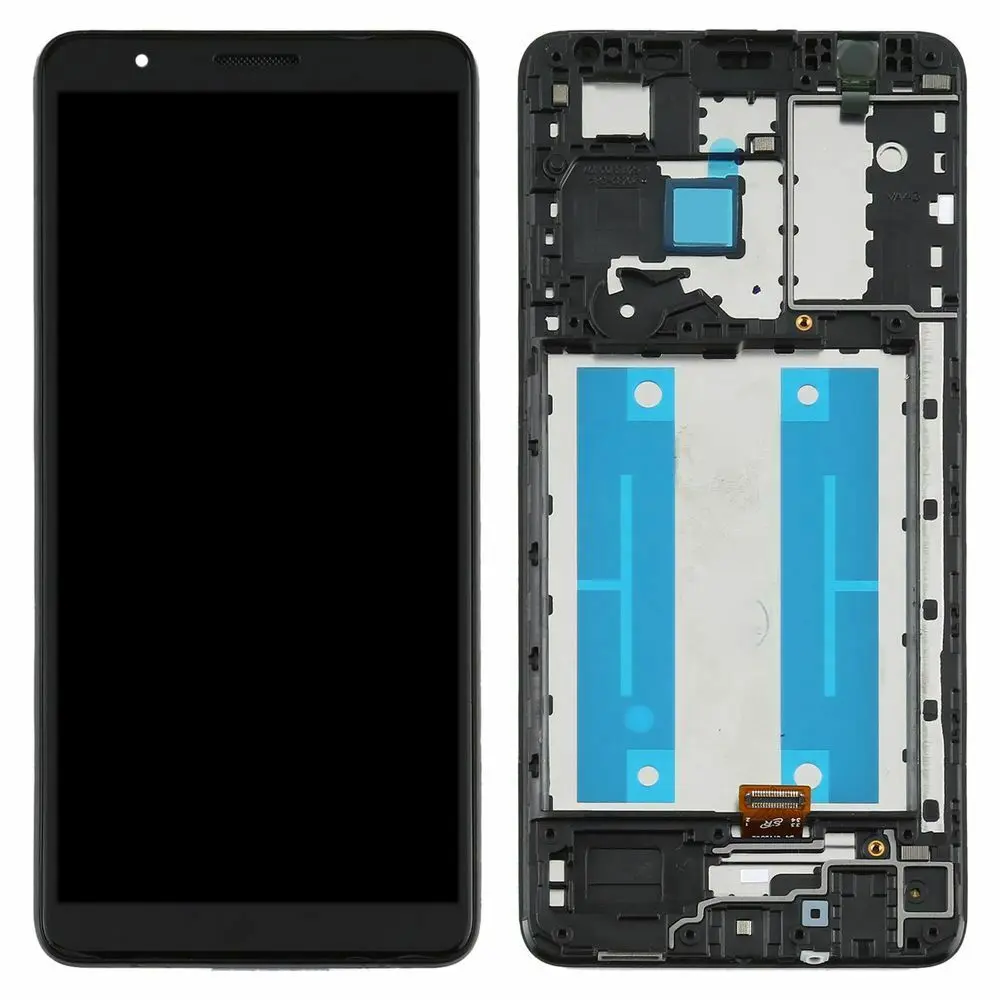 

for Samsung Galaxy A01 Core mobile phone LCD display, with border touch black