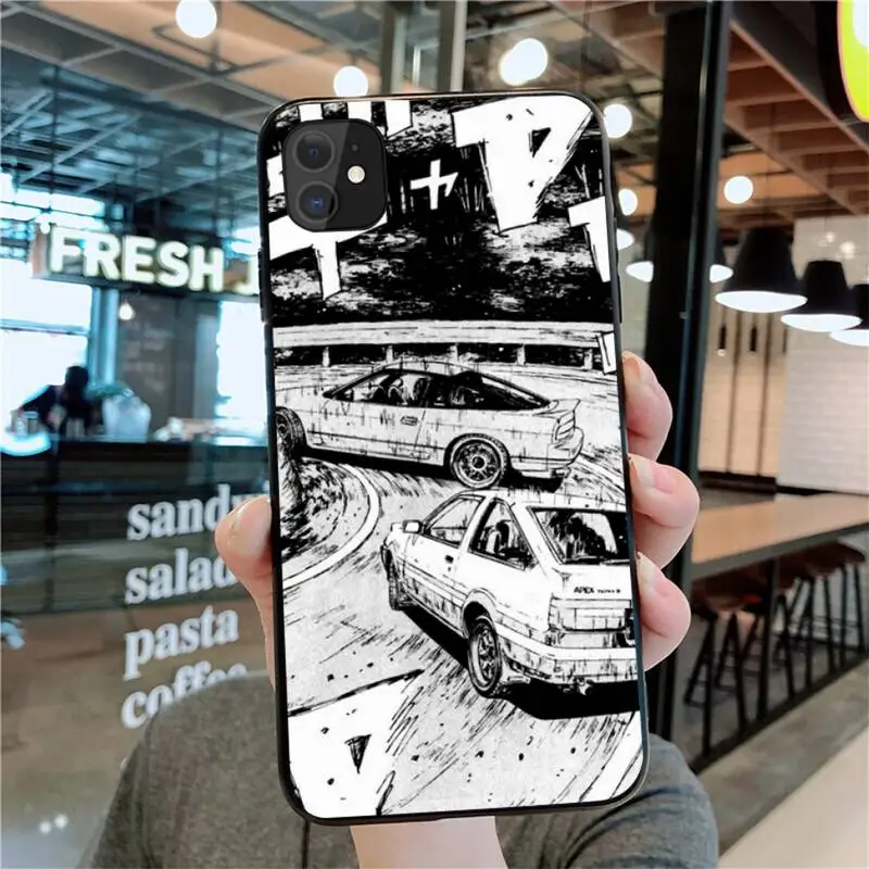 Чехол для телефона Japan Classic Comic Initial D JDM AE86 для iPhone 12 11 Pro Max Mini XS 8 7 6 6S Plus X 5S SE 2020 XR.