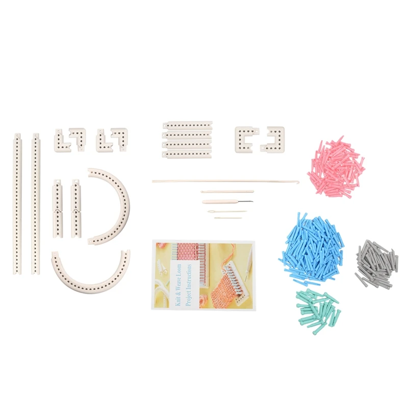 Multi-function Craft Yarn 5000-100 Knitting Board Knit Weave Loom Kit DIY Tool | Дом и сад
