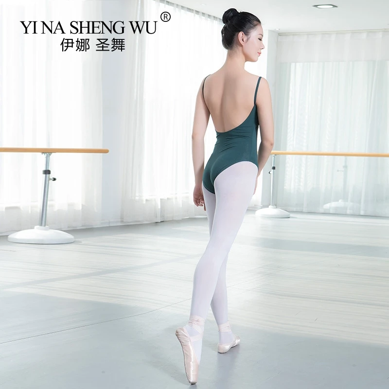 Балетная Одежда для взрослых балетные трико женщин черные тренировочные костюмы