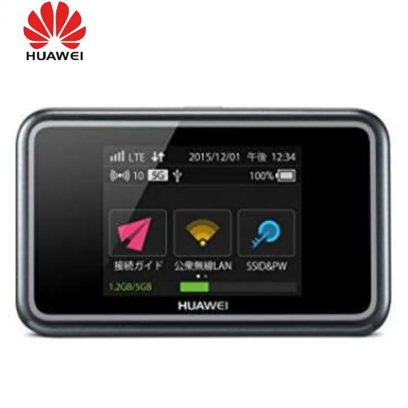 Unlocked Huawei E5383 4G LTE Cat6 Mobile WiFi Router English/Japan language