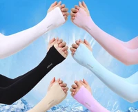 ice sleeves men and women ice silk sleeves uv protection breathable gloves arm sleeves riding driving arm guard sleeves