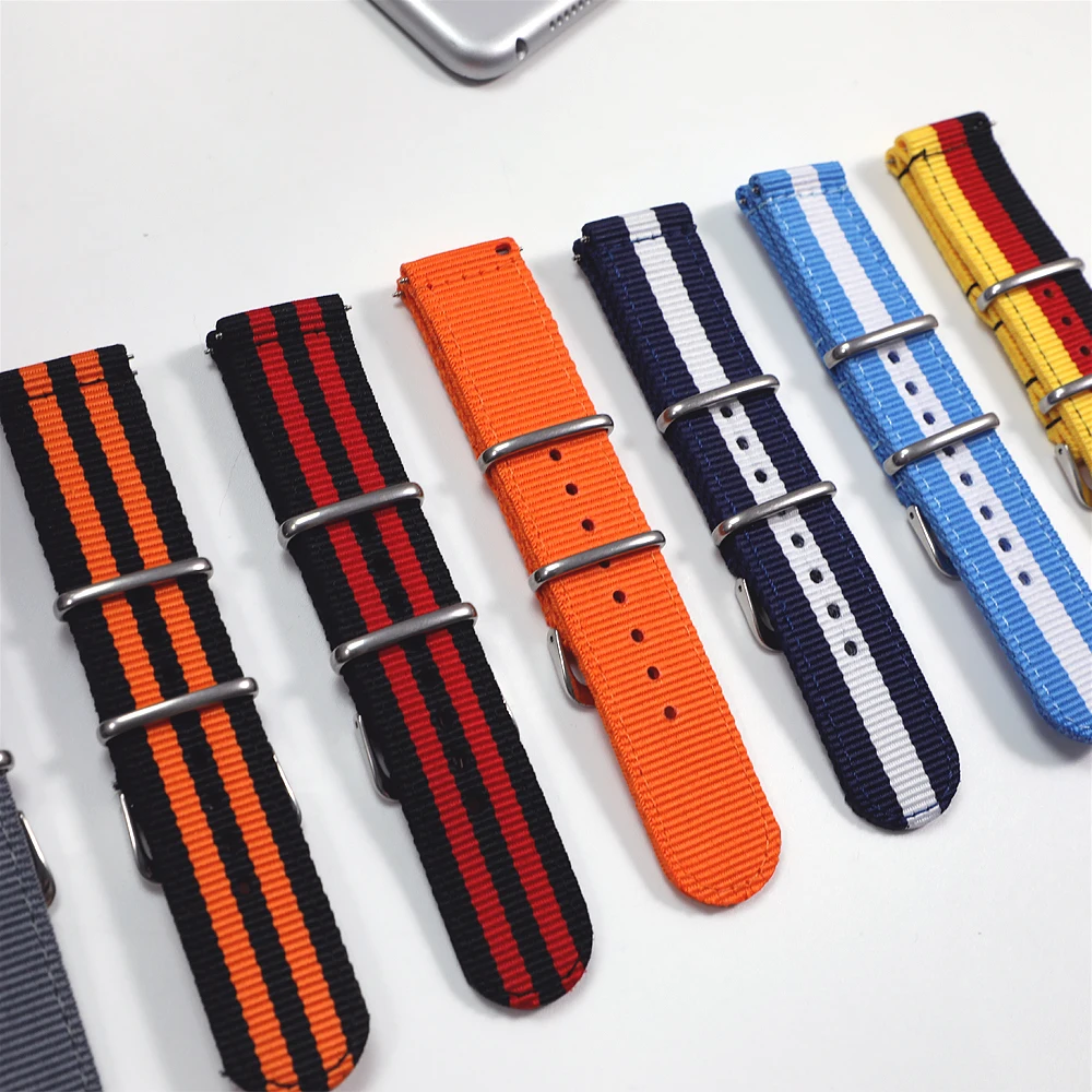 Ремешок для xiaomi Amazfit GTS2/Bip/Pace/Stratos 2/2s 42 мм 47 нейлоновый браслет смарт часов