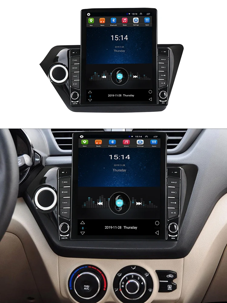 Автомобильный мультимедийный плеер DSP IPS 2.5D 9 7 дюйма Android GPS-навигация для KIA K2 RIO 3