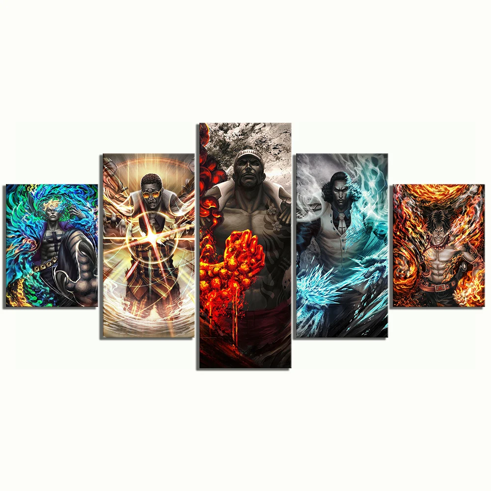 Картина на холсте 5 панелей цельная для домашнего декора главный офис морского