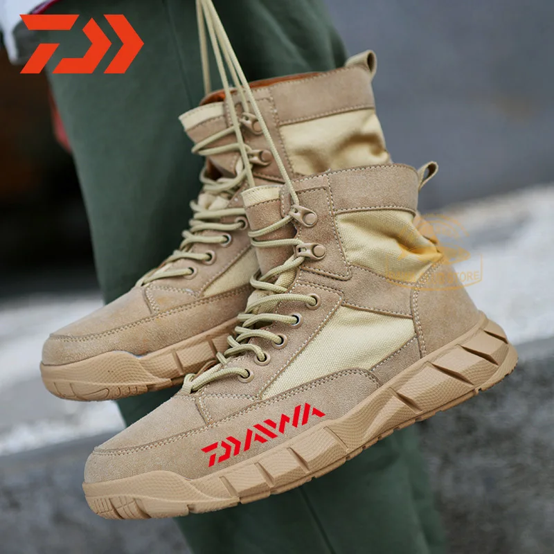 Уличные рыболовные ботинки DAIWA 2021 нескользящая рыболовная обувь холщовые