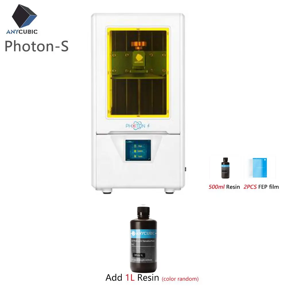 Photon S Add 1L ANYCUBIC Photon-S lcd 3d принтер Быстрый срез 405nm матрица УФ-светильник двойной оси Z SLA 3d принтер фотоны Модернизированный УФ-модуль - Цвет: Photon S Add 1L