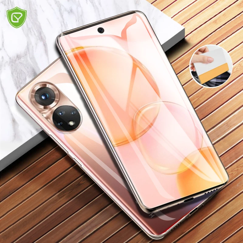 Pel&iacute;cula transparente de hidrogel para Honor 50 60 pro, protector de pantalla 3D, pel&iacute;cula trasera curva para Honor 50 lite SE, no vidrio templado, 3 uds.-0