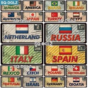 SQ-DGLZ поездки внутри страны металлический знак Винтаж Жестяная Табличка с надписью Настенный декор для Бар Паб пластины ремесло флаг печать плакатов изготовленный на заказ