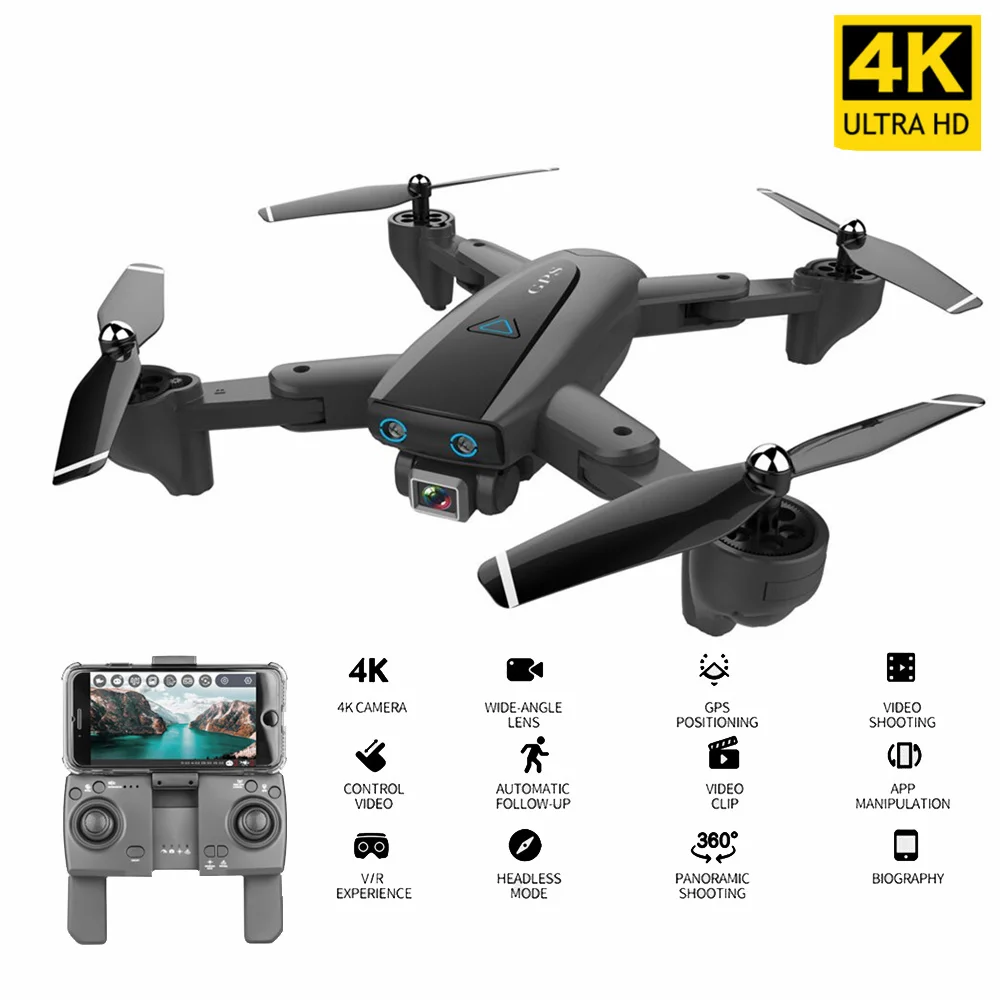 CSJ S167GPS Дрон с камерой 4K камера 5G Wi-Fi FPV Дрон точка полета жестом Фото Видео авто возврат дома RC Квадрокоптер