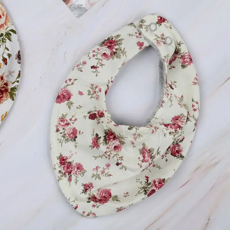 

New Baby Boy Girl Waterproof Saliva Towel Kids Toddler Feeding Cute Newborn Infants Burp Triangle Bib