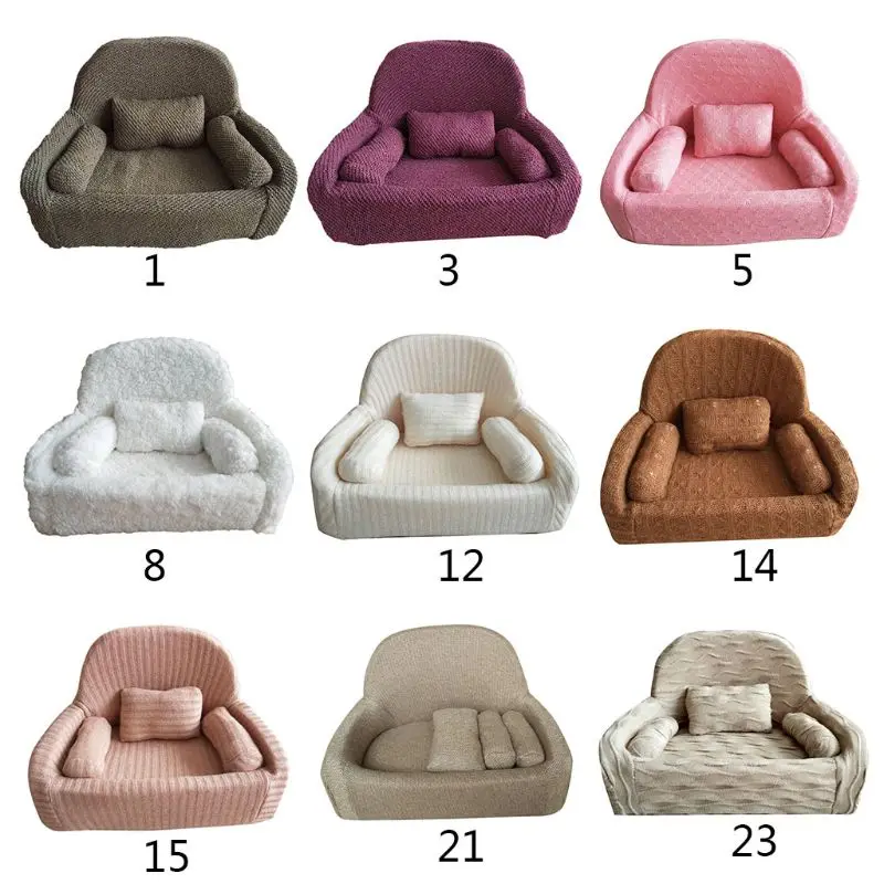 4 шт./компл. Новорожденный Фотография реквизит ребенок позирует диван Подушка