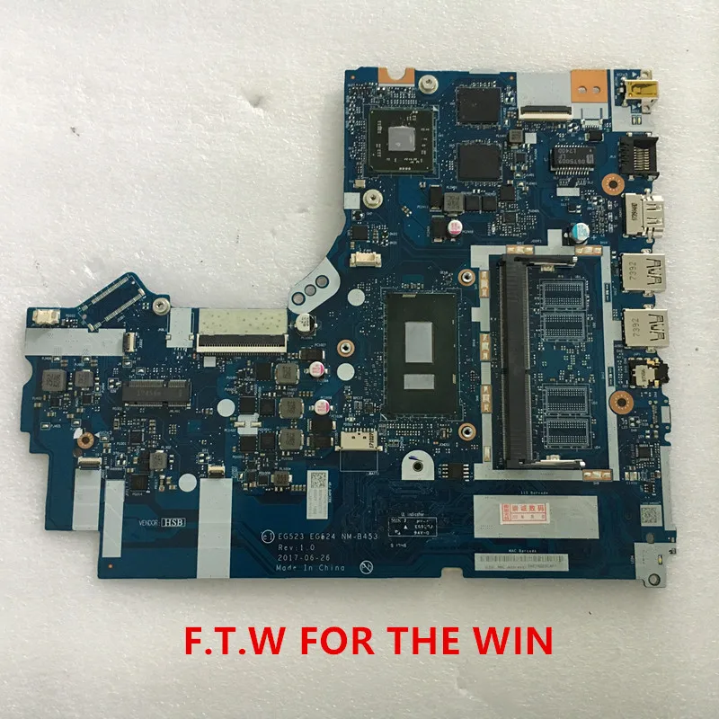 

MB 5B20Q11195 para Lenovo 320-15IKB Laptop Motherboard RAM 4G CPU I7-8550U NM-B453 100% probado