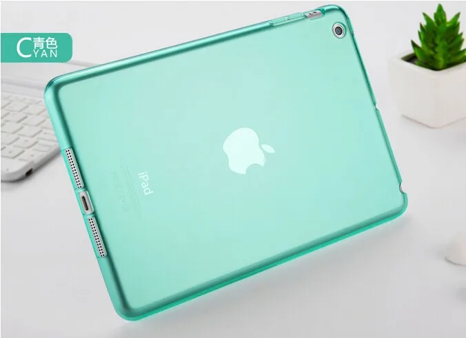 ТПУ чехол для iPad Mini 4 Силиконовый гелевый кристально прозрачный защитный Тонкий