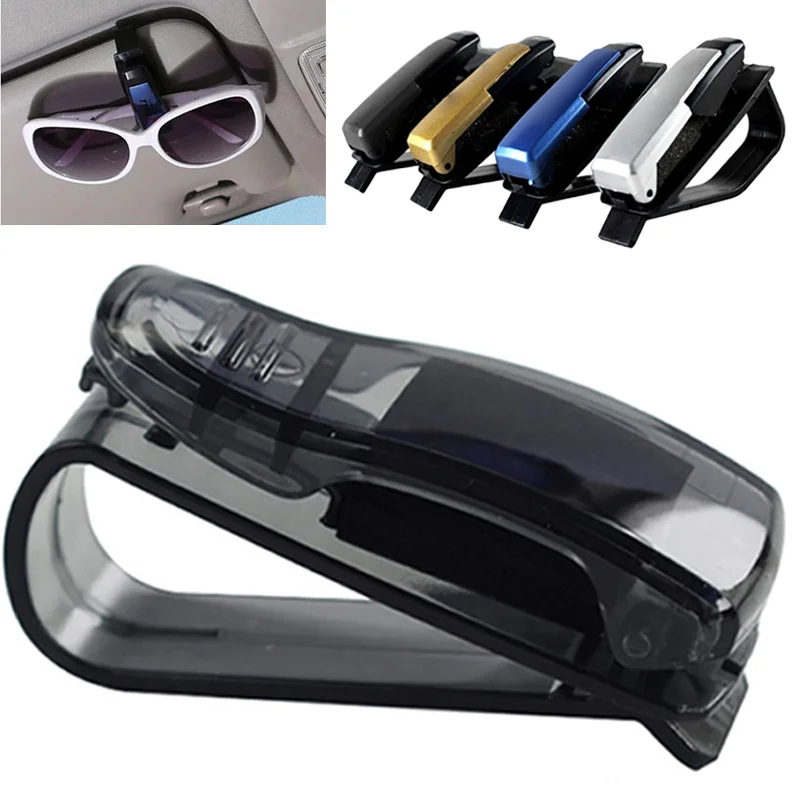 

Car Sun Visor Glasses Clip Card Ticket Holder Fastener Sunglasses Holder Universal Automobile Glasses Accessories