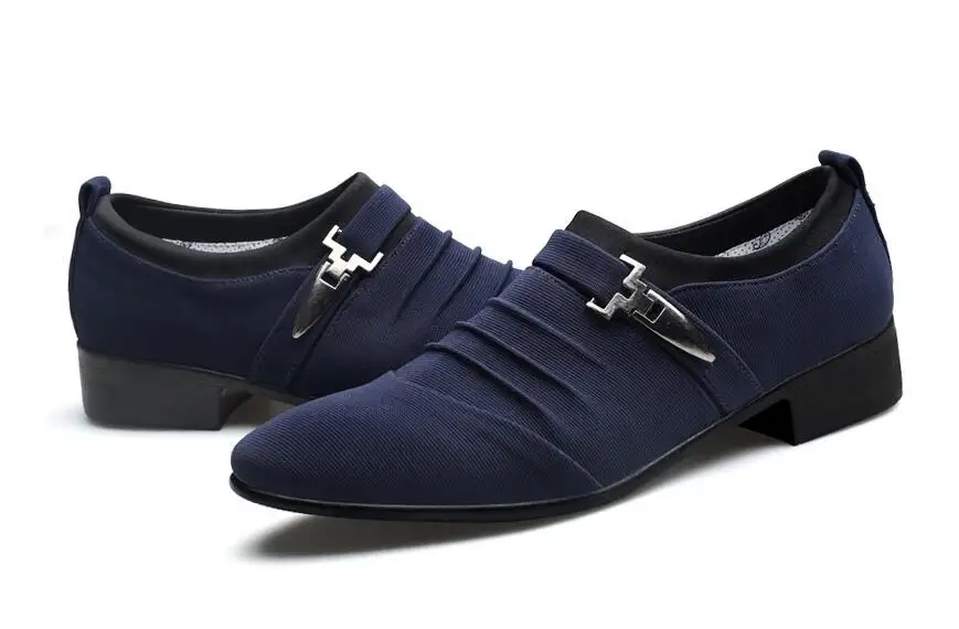 Мужские парусиновые туфли Brock Повседневные Дышащие без застежки большие размеры