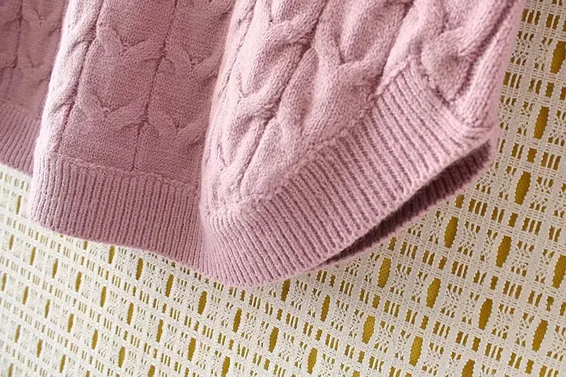 

plus size Criss-Cross winter women pullovers black 2021 Turtleneck Knitted casual ladies oversize sweater wool female 4XL pink