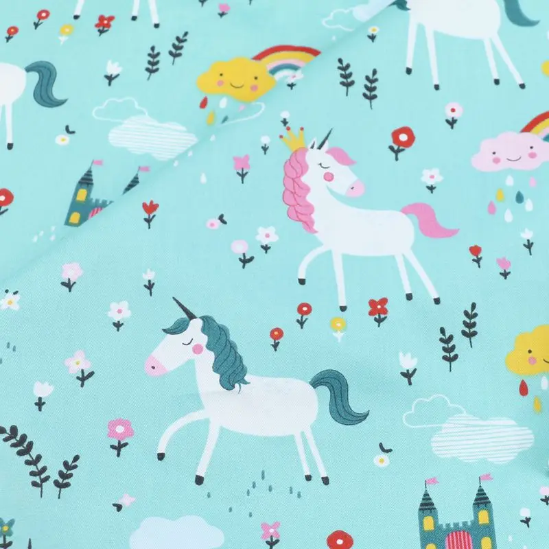 Kids Cotton twill fabric Upholstery sewing cloth for DIY Sewing Quilting Fat Quarters Material For Baby&ampChild | Дом и сад