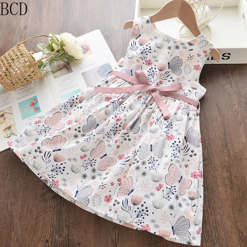 

New Baby Girl Dress Clothes Toddler Kid Girl Princess Clothes Color Party Dress Flower Girl Dresses Girls Dress 2021 Hot Sale