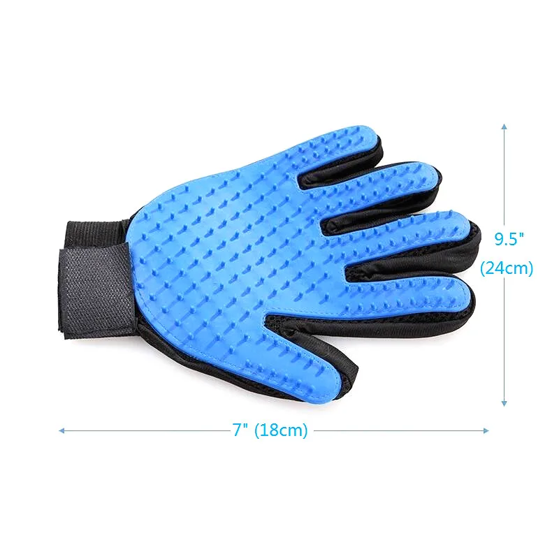 Стрижка кошек и собак перчатка для удаления шерсти домашних животных Массажная