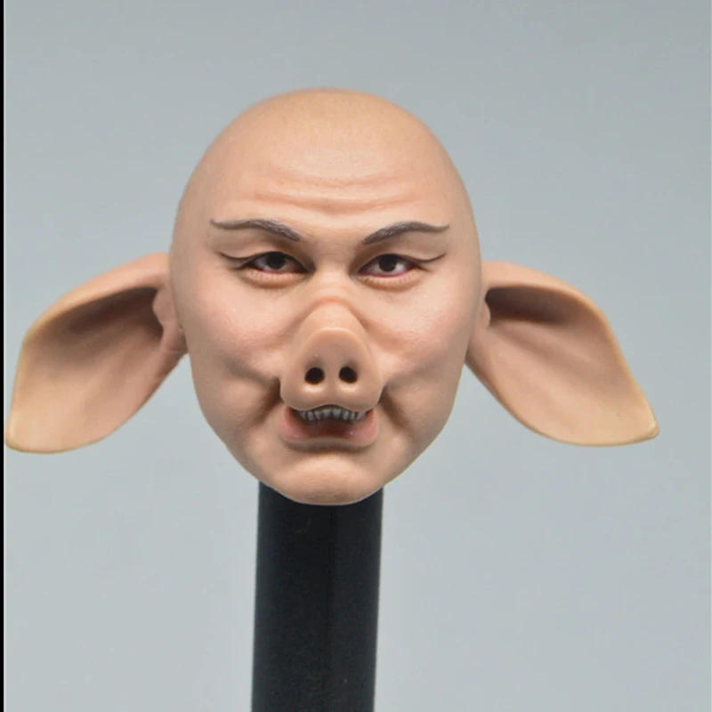 Journey To The West Pigsy Head Sculpt Model Toys For 12 Inches Action Figure Dolls