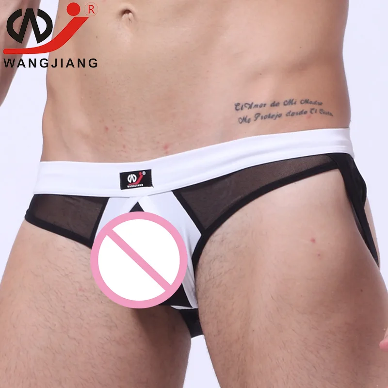 Эротические прозрачные стринги WJ Jockstrap гейские мужские для геев мужское нижнее