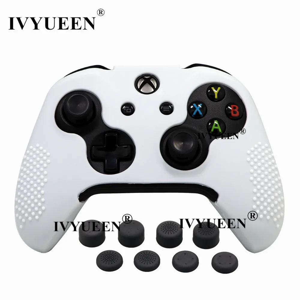 IVYUEEN 9 в 1 силиконовый чехол для Xbox One X S контроллер и 8 шт. аналоговая ручка крышки