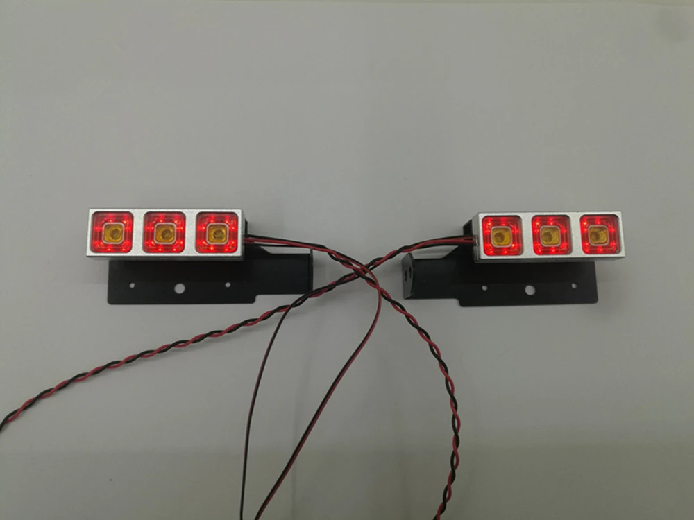 Радиоуправляемые игрушки рамка грузовика шасси металлические задние фары