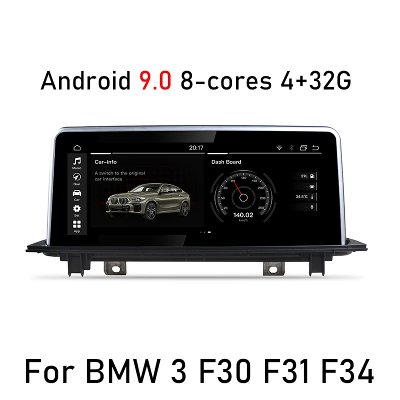 

Android 9.0 8 cores 4G+32G Car multimedia Player Navigation GPS radio For BMW 3 F30 2011 2012 2013 Original CIC