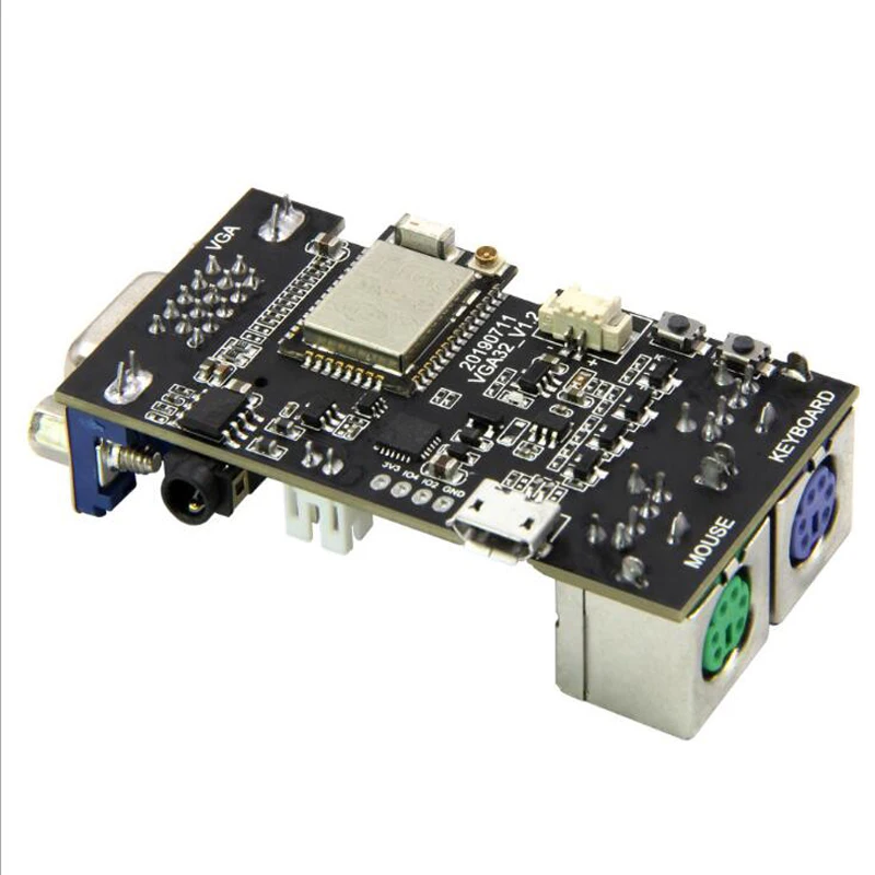 

TTGO VGA32-V1.1 контроллер PS/2 Мышь и клавиатура графика контроллера библиотеки игровой двигателя и ANSI / VT терминал для ESP32