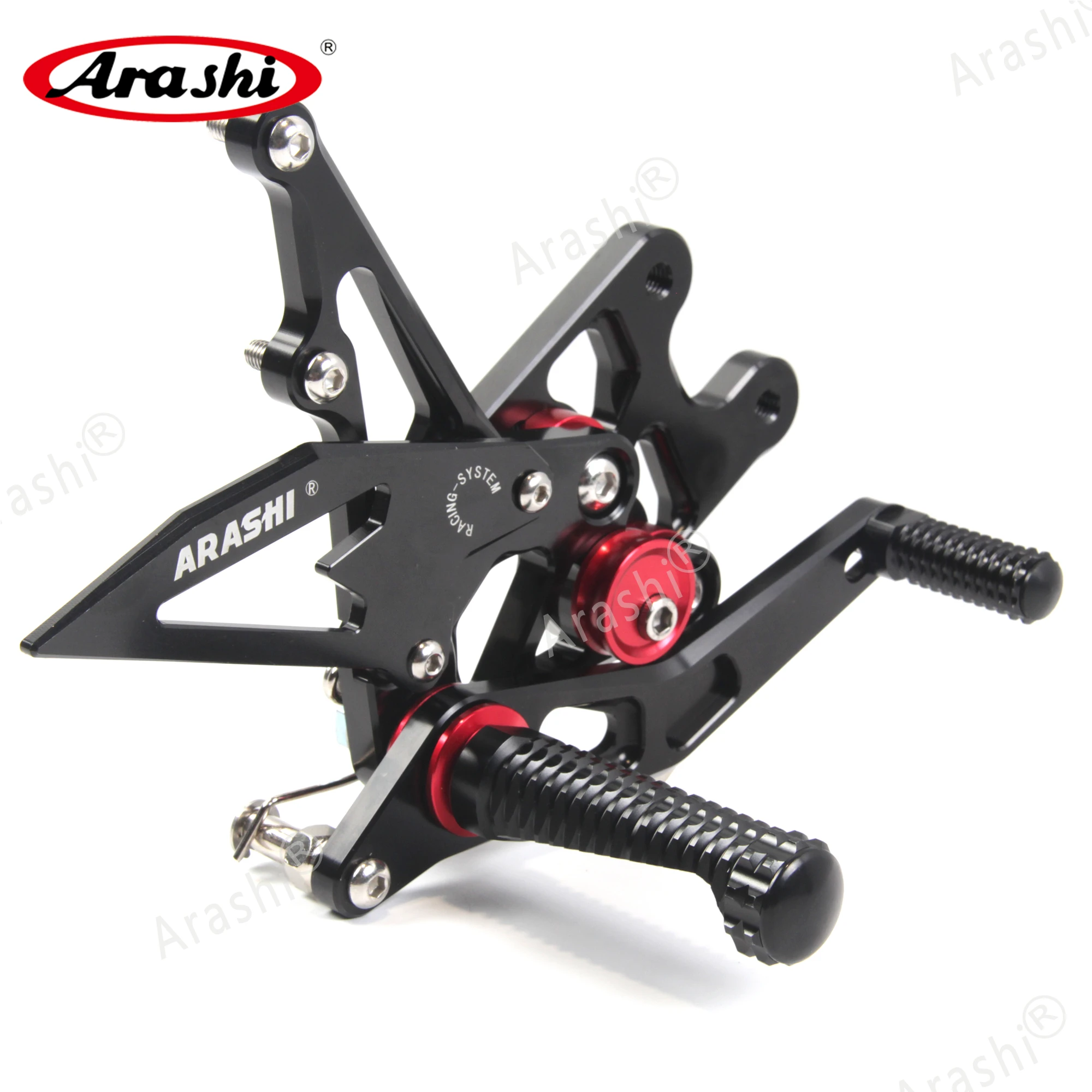 Arashi GSXR 1000 K7 Rider Rearset Регулируемые подножки для SUZUKI GSXR1000 GSX R 2007 2008 мотоцикла с