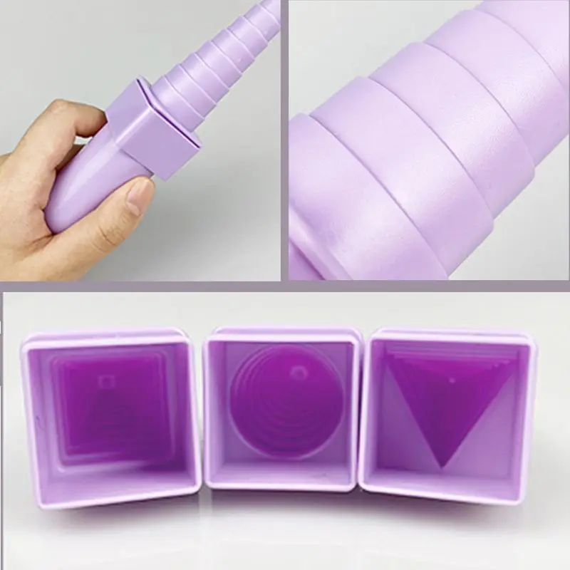 Оправка с проволокой 3 форм быстрое круглое квадратное треугольное спиральное