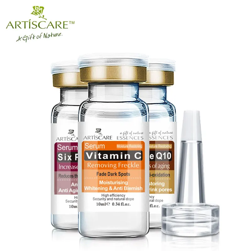 ARTISCARE отбеливающая и антивозрастная Сыворотка костюм 5 шт./лот увлажнение против